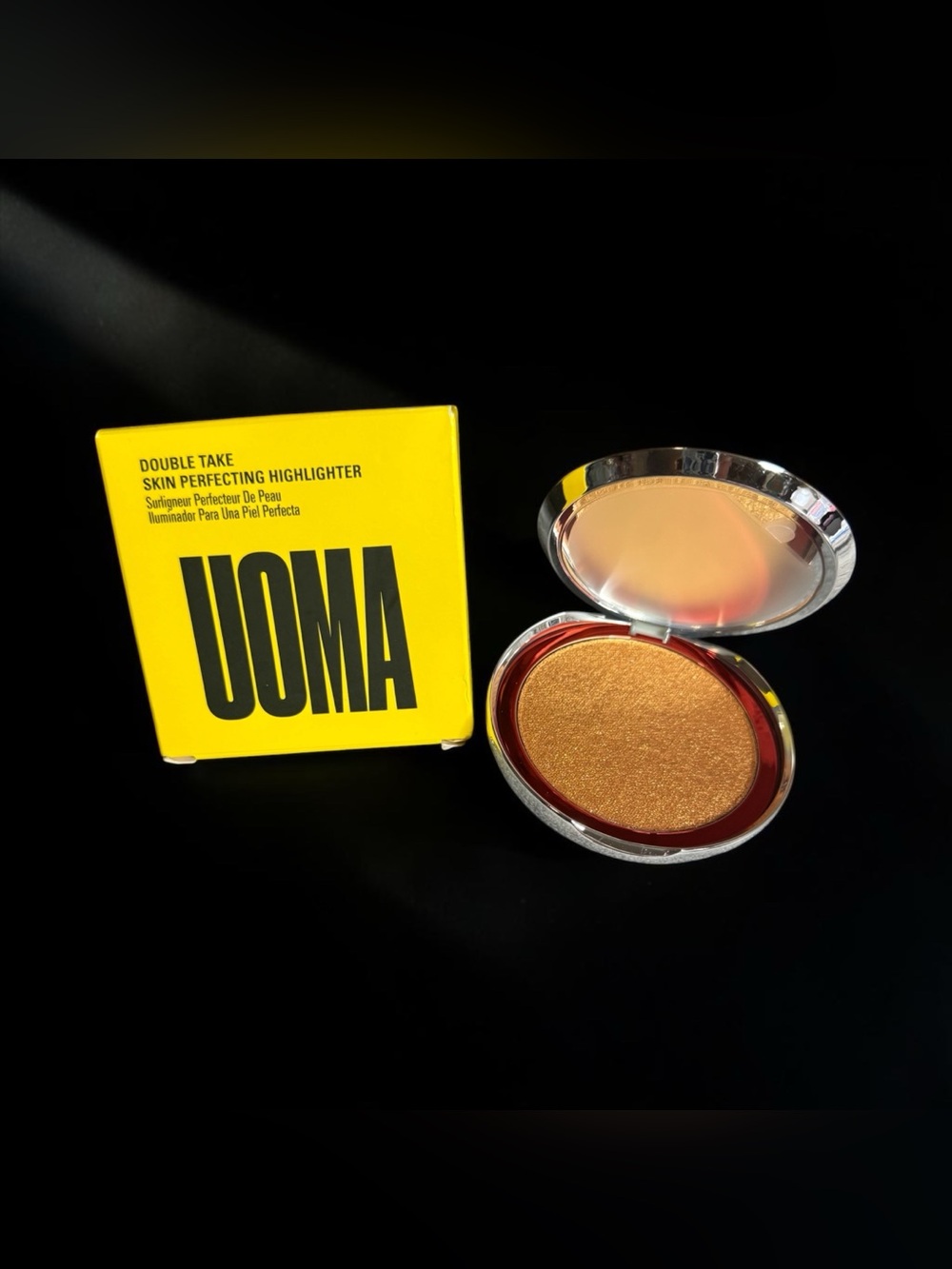 💛UOMA💛Beauty Double Take Highlighter in Bronze Venus/NIB